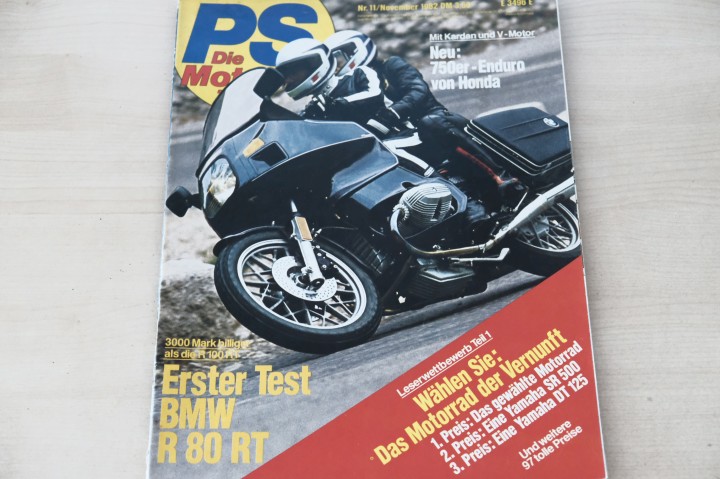 Deckblatt PS Sport Motorrad (11/1982)